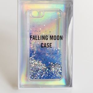 NEVER USED Cell phone case moving sparkles